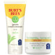 Burt’s Bees Sensitive Skin Bundle, Gentle Cream Facial Cleanser with Aloe and Moisturizing Face Cream with Aloe and Rice Milk, Natural Origin Skincare, 6 oz./3 oz. Cream Cleanser + Moisturizing Cream Bundle - Evallys.com