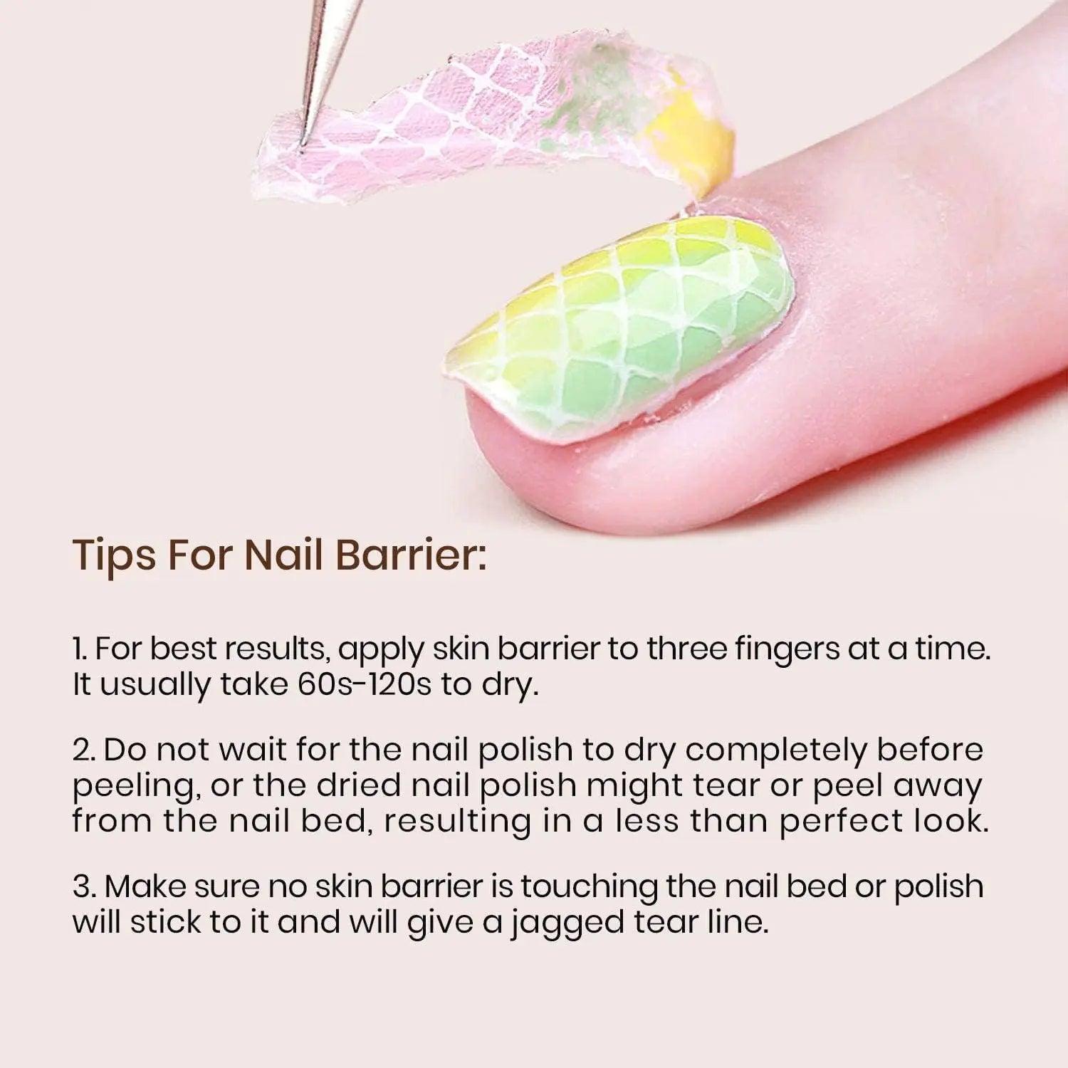 Beetles 3Pcs 15ml Gel Polish Top Coat Base Coat and Liquid Peel Off Latex Set No Wipe Base Top Coat Soak Off Uv LED Nail Lamp Finish Nails Cuticle Guard Nail Art Design Manicure Kit Nail Shine Gifts 1-Base Top Coat & Liquid Latex - Evallys.com