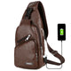 USB Portable Charging Chest Bag Messenger Bag - Evallys.com