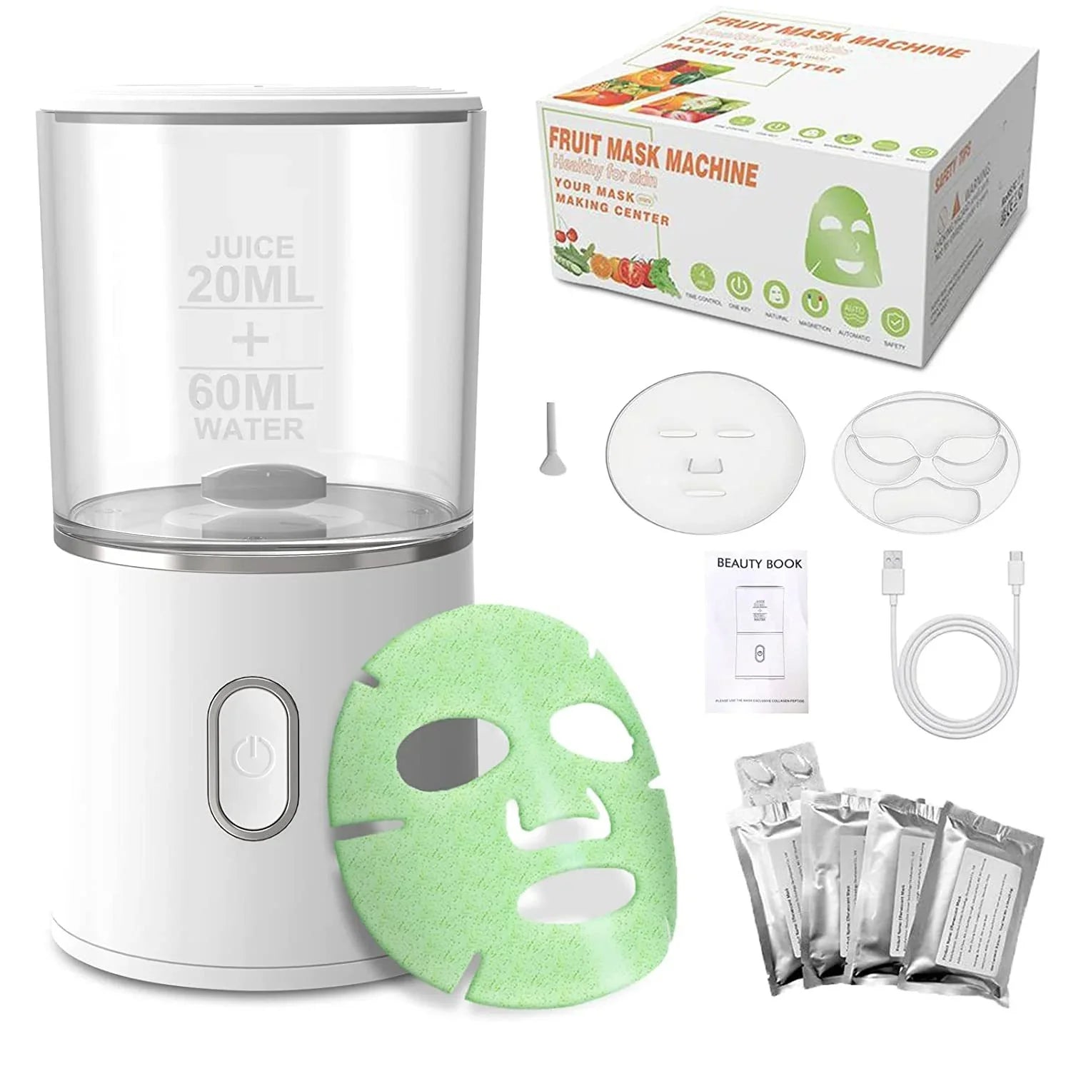 DIY Automatic Face Mask Maker – Fruit & Vegetable Facial Machine for Home Use - Evallys.com