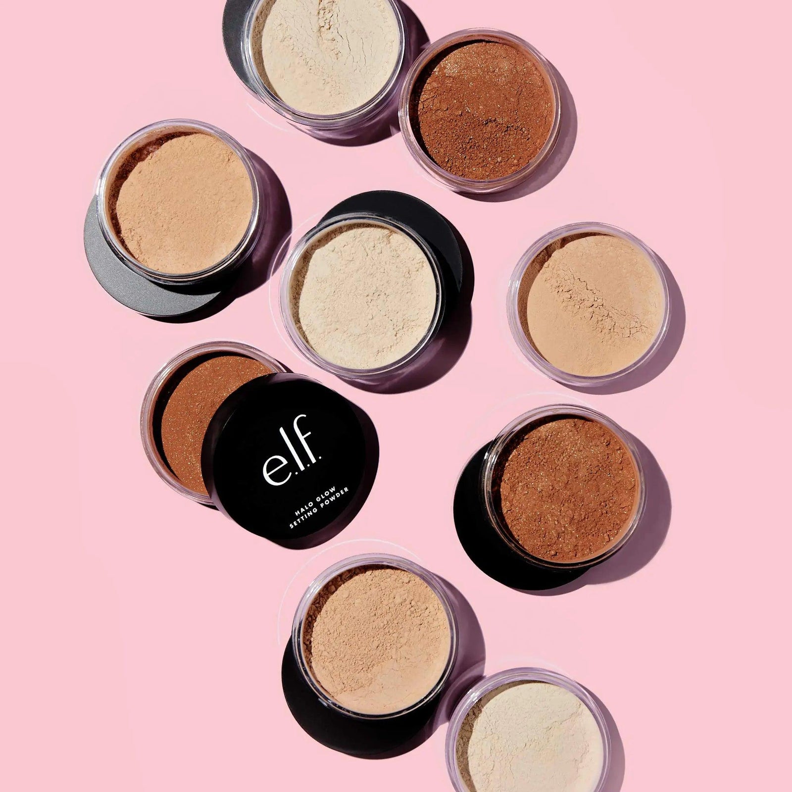 e.l.f. Halo Glow Setting Powder, Smooths The Look Of Pores & Fine Lines, Creates An Airbrushed Finish, Vegan & Cruelty-Free, Deep 0.24 Ounce (Pack of 1) - Evallys.com