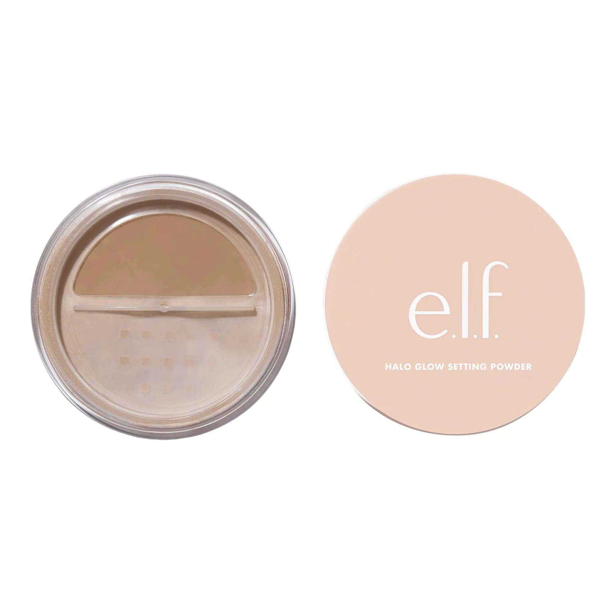 e.l.f. Halo Glow Setting Powder, Smooths The Look Of Pores & Fine Lines, Creates An Airbrushed Finish, Vegan & Cruelty-Free, Deep 0.24 Ounce (Pack of 1) - Evallys.com