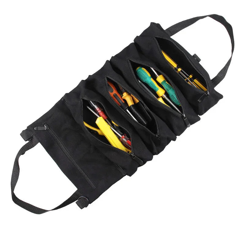 Car 16 Ann Canvas Tool Hanging Bag Car Storage Bag Electrician Bag Hardware Car Tool Bag - Evallys.com