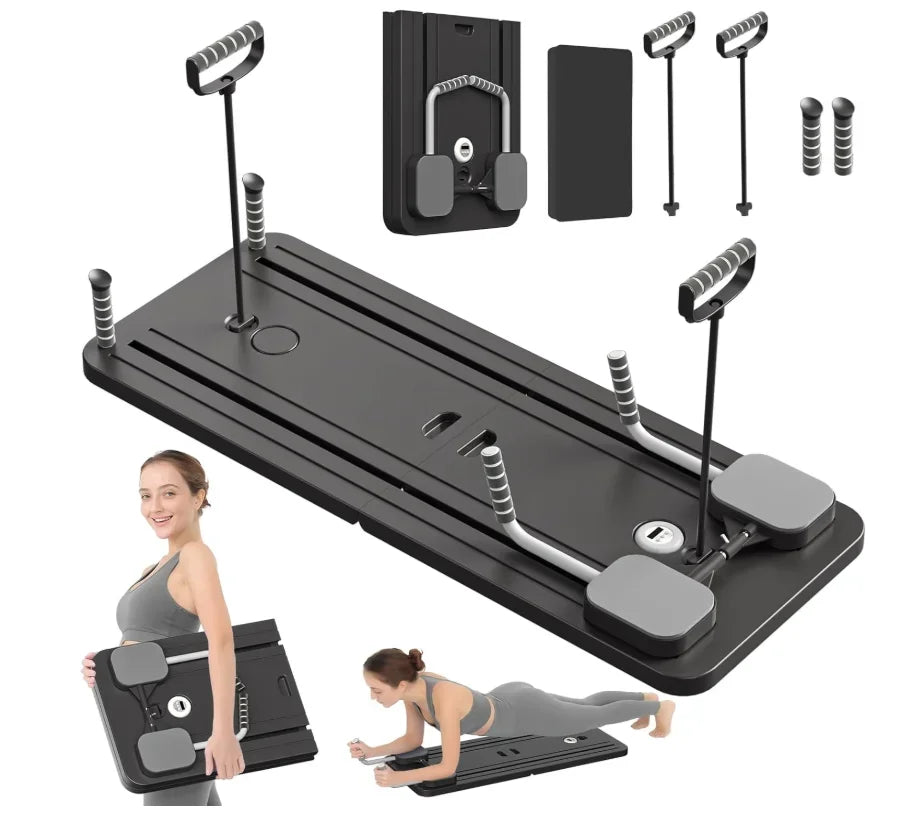 Adjustable Pilates Board – Home Workout Yoga & Core Trainer for Full Body - Evallys.com