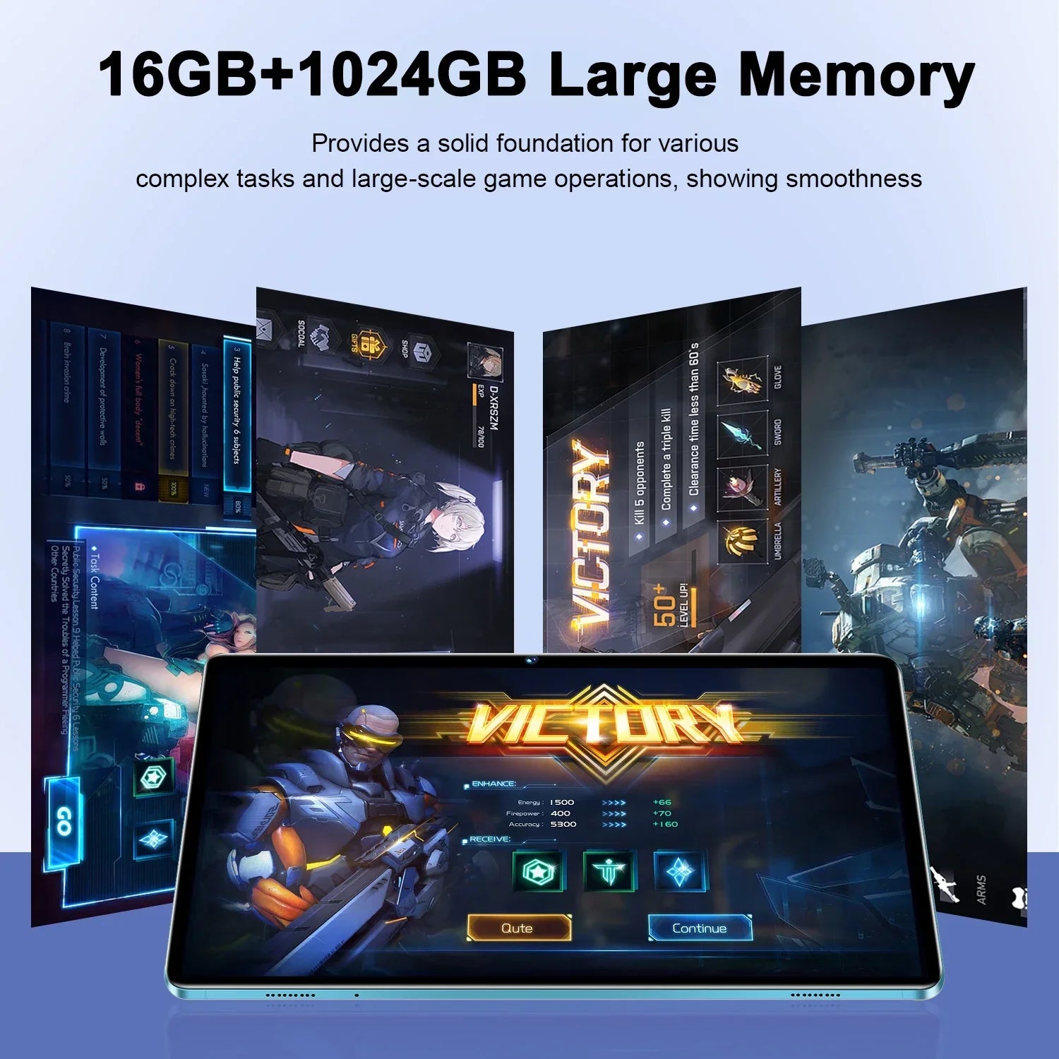 Original Pad 8 Pro Tablet 10.1 inch Android 13 Snapdragon 8gen2 Global 16GB+1024GB 10000mah 5G Dual SIM WIFI HD Full Screen - Evallys.com