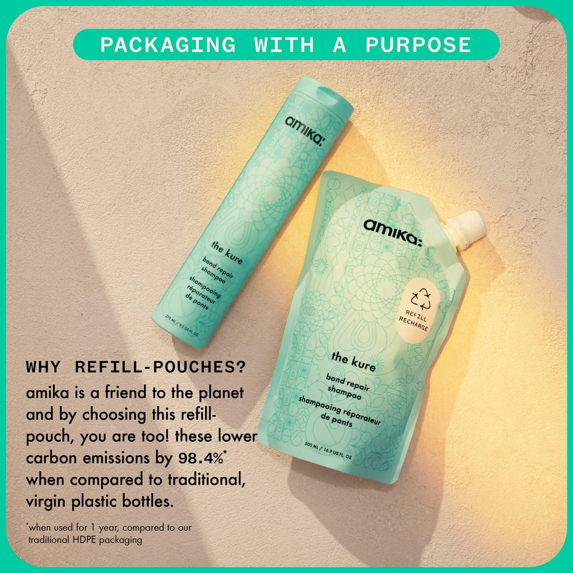 Amika the kure bond repair conditioner 9.2 Fl Oz (Pack of 1) - Evallys.com