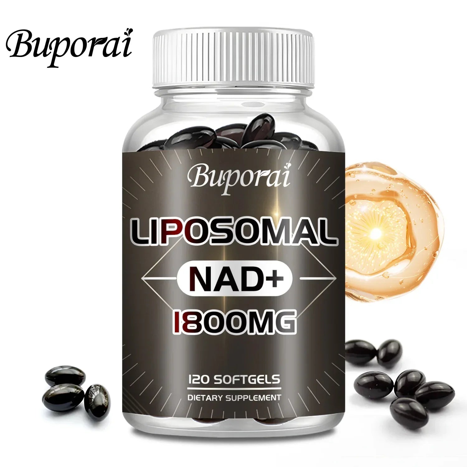 Liposomal NAD Supplement – Energy, Focus & Anti-Aging Support, 120 Caps