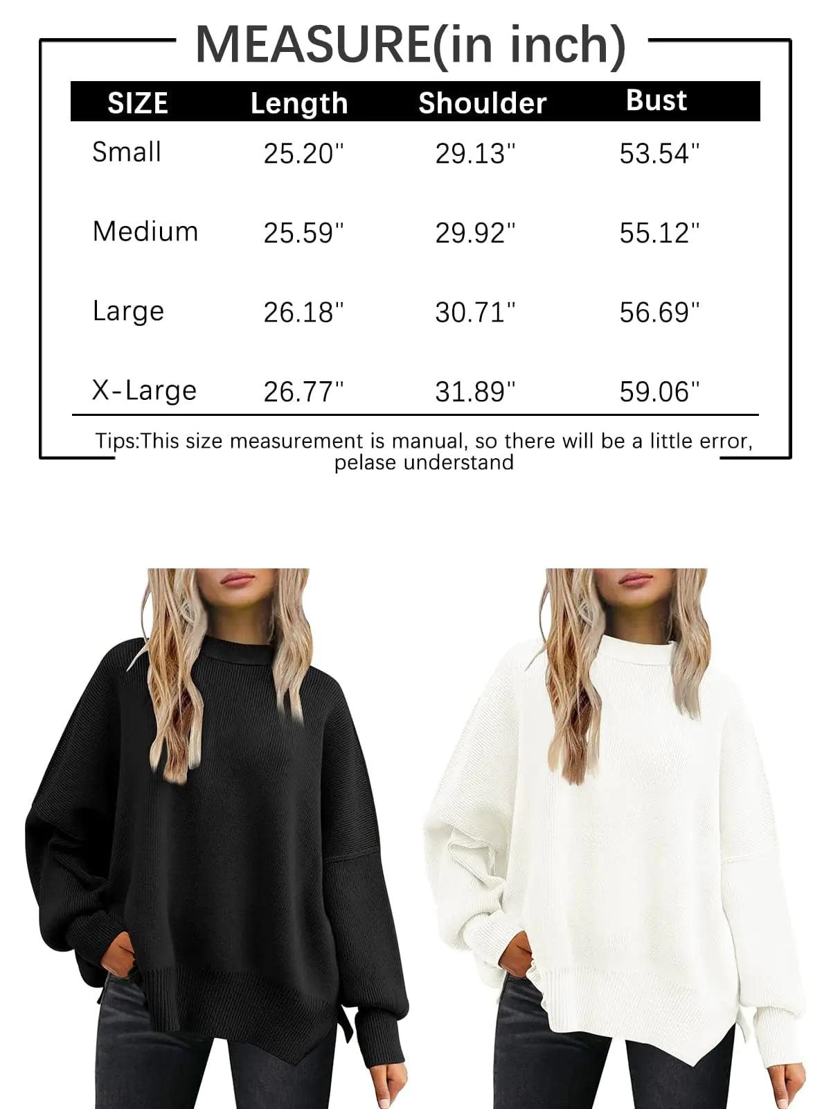 EFAN Women's Oversized Sweaters 2024 Fall Crewneck Batwing Sleeve Pullover Sweaters Small Khaki Plaid - Evallys.com