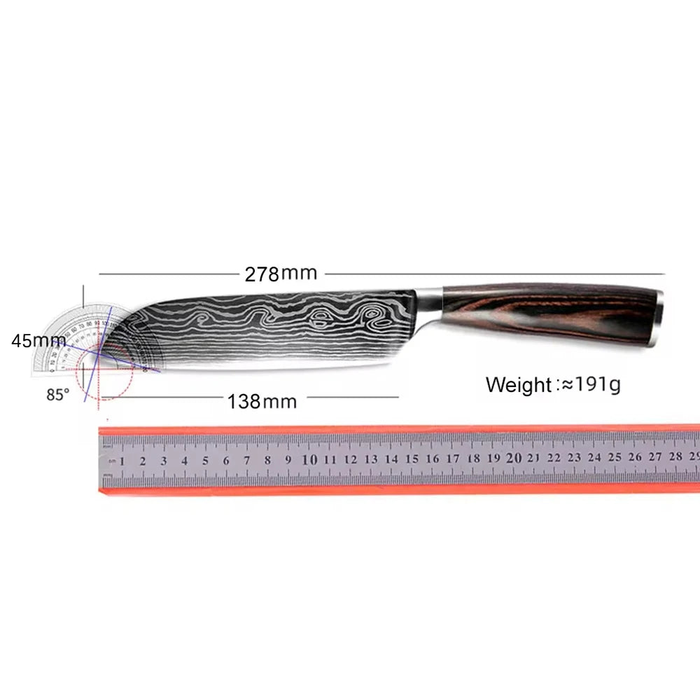 13 Inch Magnetic Knife Holder Wall Mounted Stainless Steel Magnetic Knife Strip Strong Powerful Knifes Rack Storage Kitchen Bar