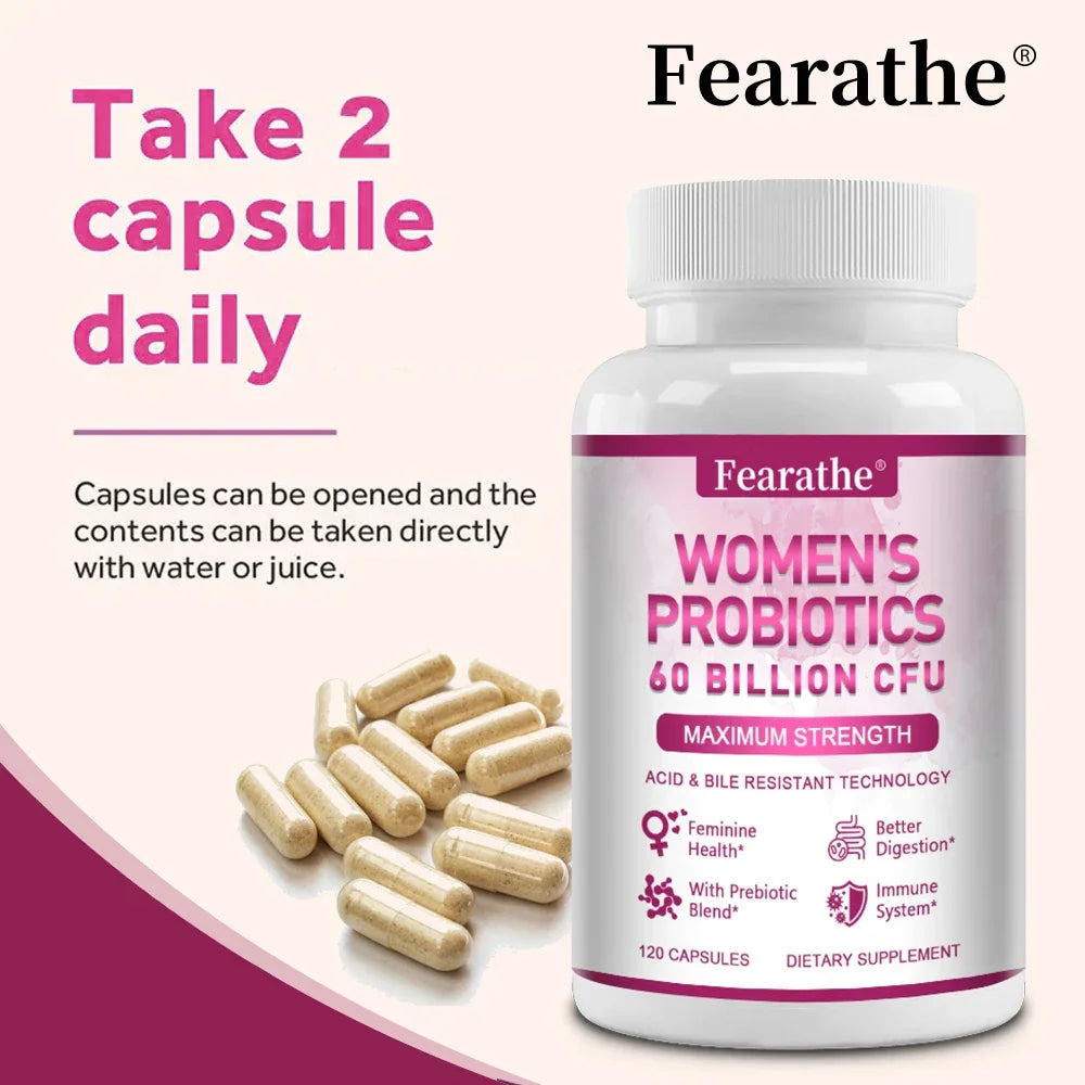 Probiotics for Women 60 Billion CFU – Gut, Immune & Urinary Support