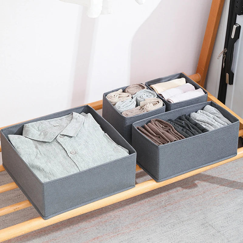 Drawer Organizers Clothes Dresser Organizer Bins Fabric Closet Organizers and Storage Drawer Dividers for Clothing Socks Underwe