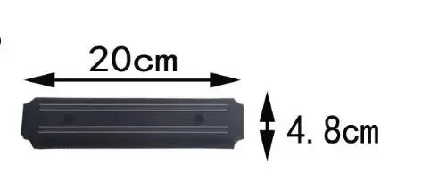 13 Inch Magnetic Knife Holder Wall Mounted Stainless Steel Magnetic Knife Strip Strong Powerful Knifes Rack Storage Kitchen Bar