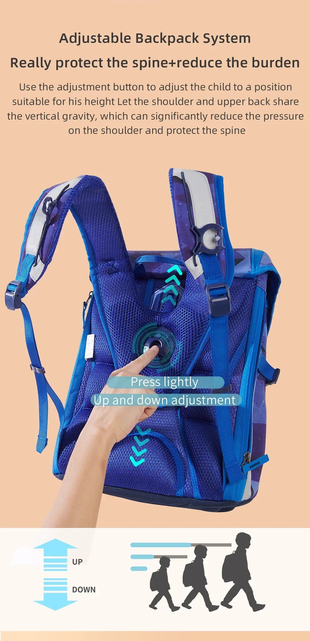 Sunveno School Bag Children's School Backpack Kids Backpack for Boys Girls Elementary Kindergarten Preschool School Bag - Evallys.com