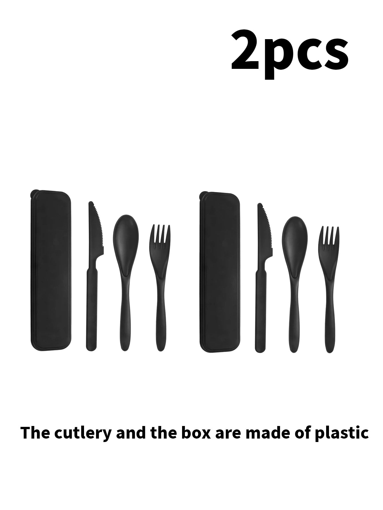 1/2/4pcs Plastic cutlery cutlery set for restaurant home kitchen travel work picnic camping reusable