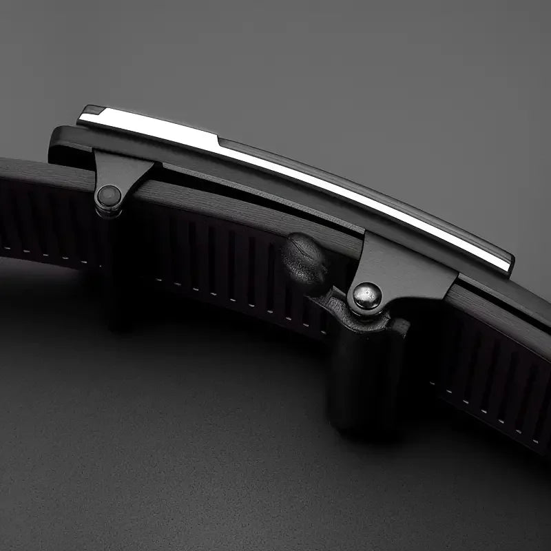 Stylish Men's PU Leather Belt - Fashion Belts for Daily Life, Leisure, Party, Festival, Work, and Business Automatic Buckle - Evallys.com