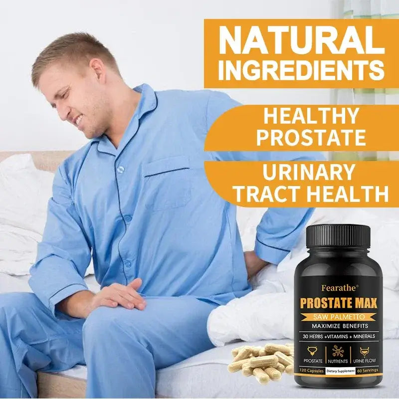Saw Palmetto Prostate Supplement for Men – Urinary & Hair Health Support