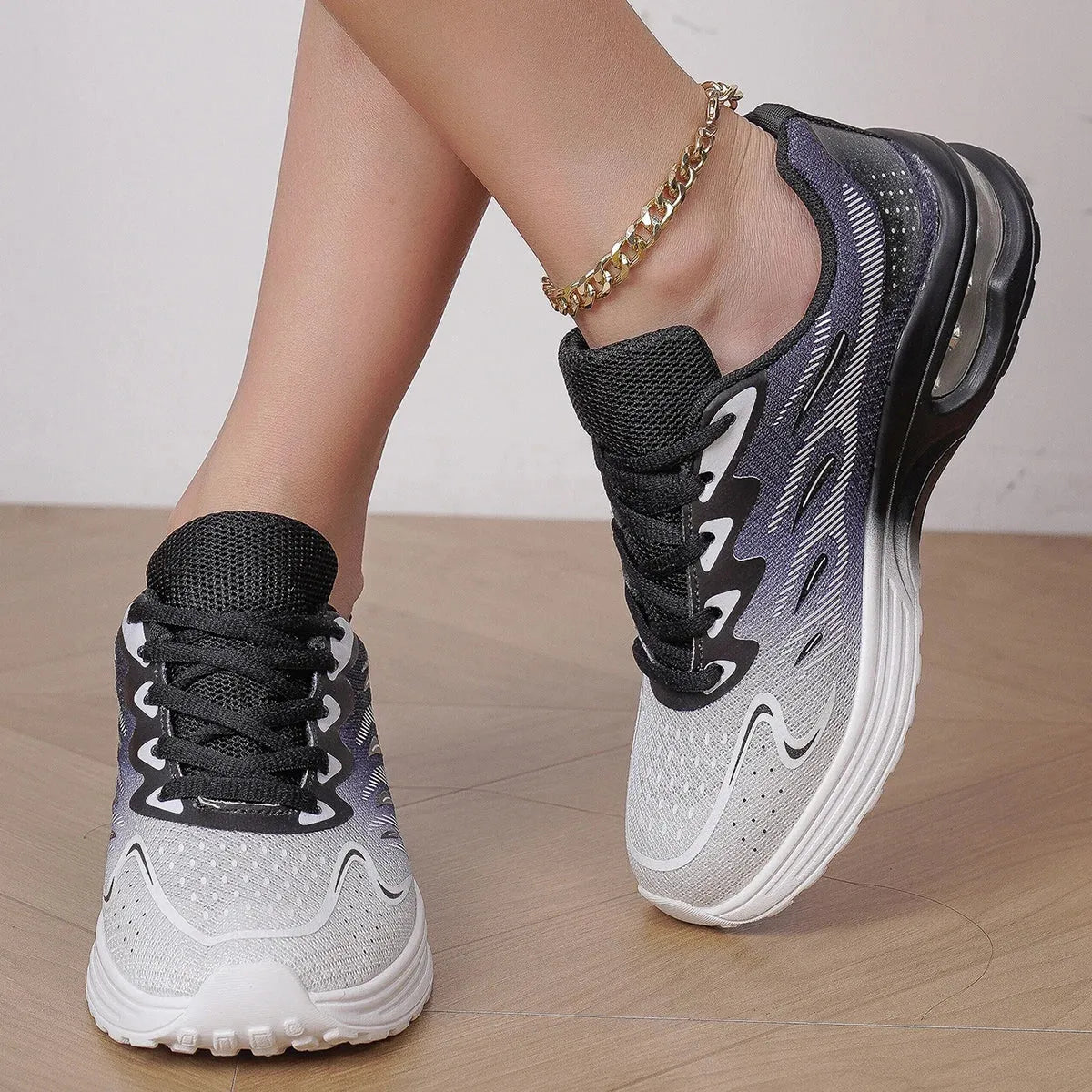 Women’s Air Cushion Sneakers – Breathable Walking & Tennis Sport Shoes - Evallys.com