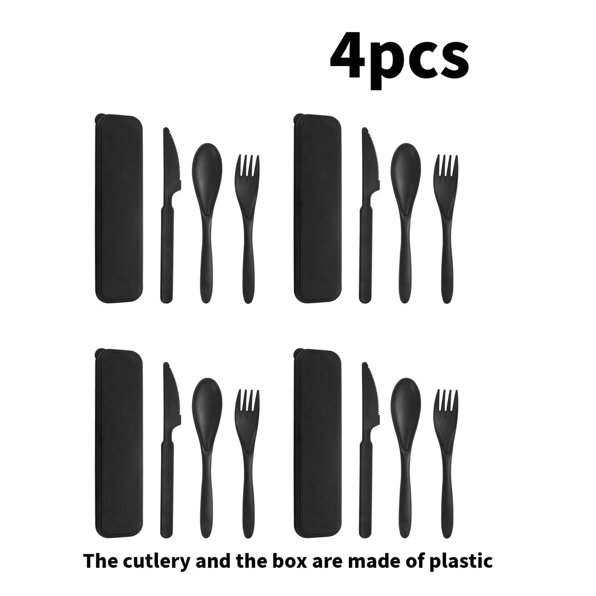 1/2/4pcs Plastic cutlery cutlery set for restaurant home kitchen travel work picnic camping reusable