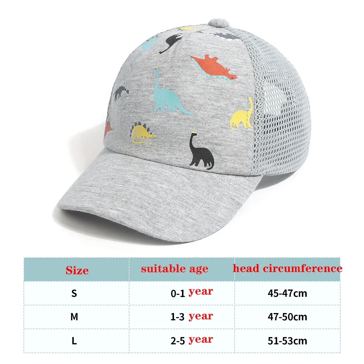 Lovely Kids Trucker Ball Cap Outdoor Leisure Duck Cap Solid Color Curved Brim Sun Hat Baseball Cap 7 colors - Evallys.com