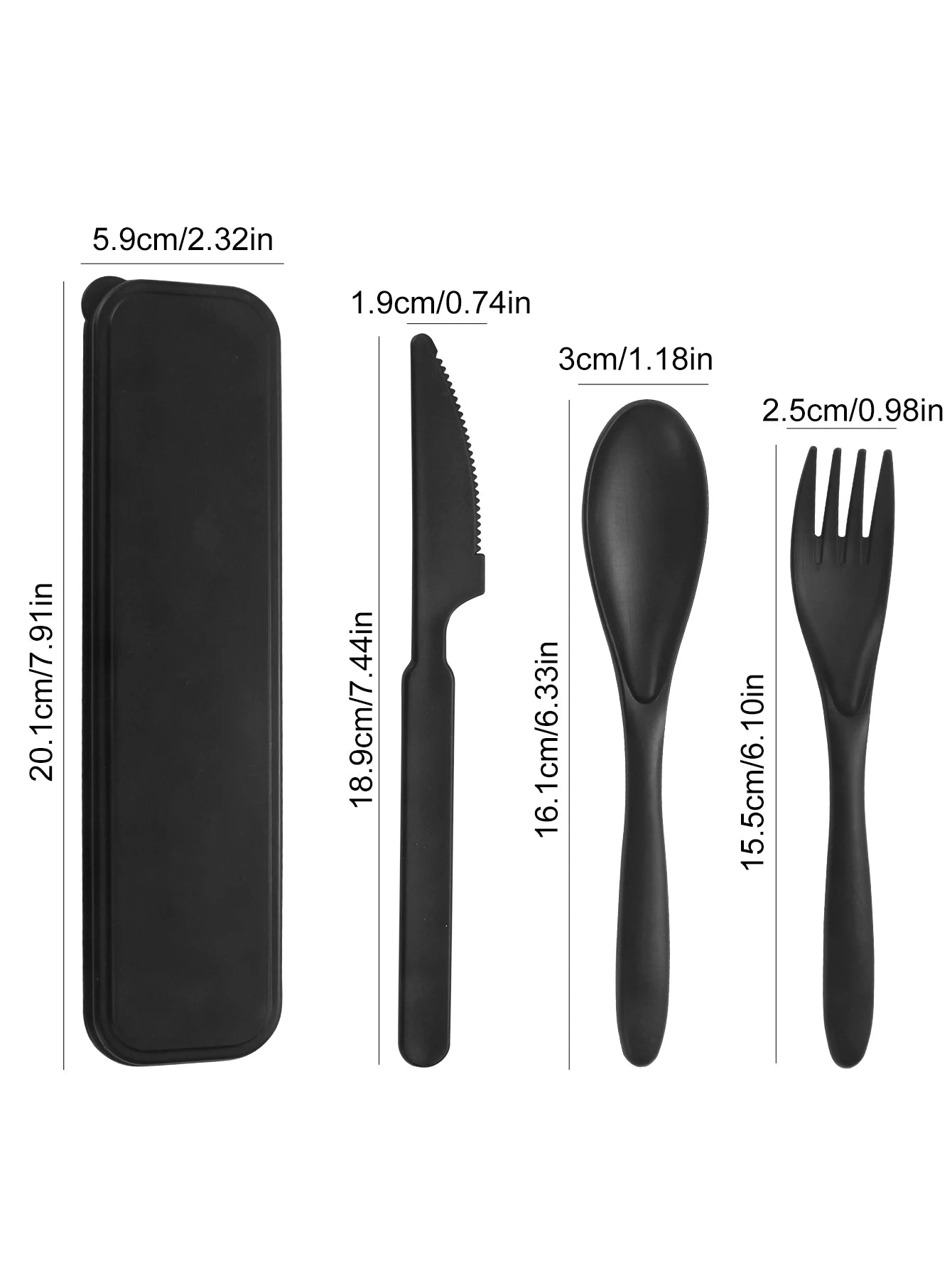 1/2/4pcs Plastic cutlery cutlery set for restaurant home kitchen travel work picnic camping reusable