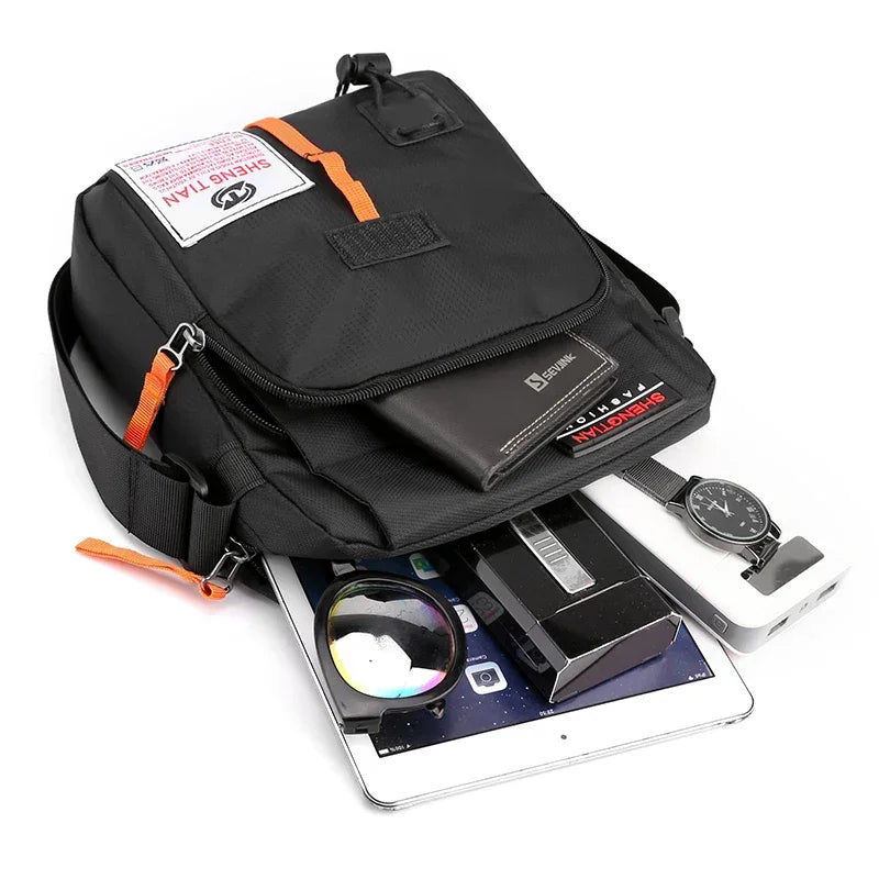 Men’s Oxford Shoulder Bag – Waterproof Business Messenger Crossbody Bag - Evallys.com