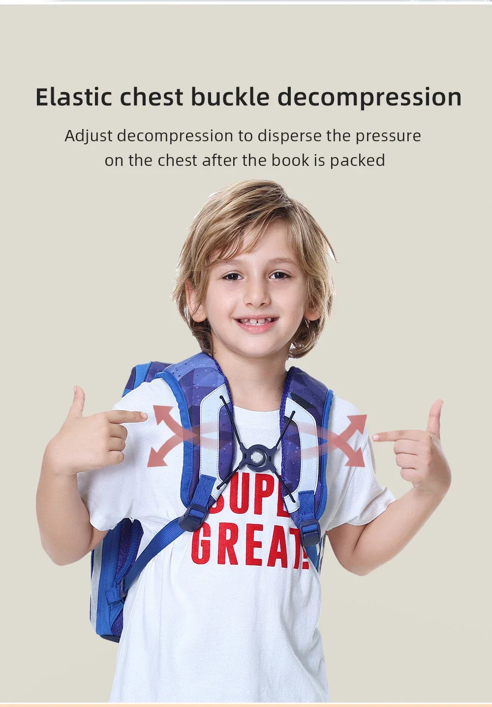 Sunveno School Bag Children's School Backpack Kids Backpack for Boys Girls Elementary Kindergarten Preschool School Bag - Evallys.com