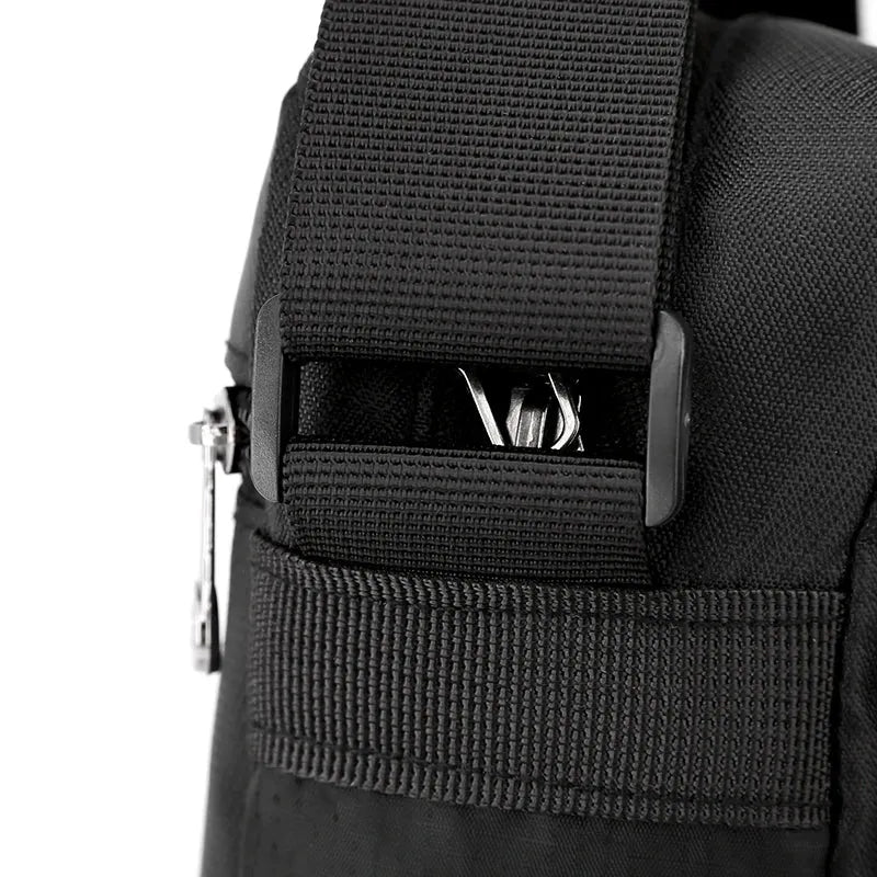 Men’s Oxford Shoulder Bag – Waterproof Business Messenger Crossbody Bag - Evallys.com