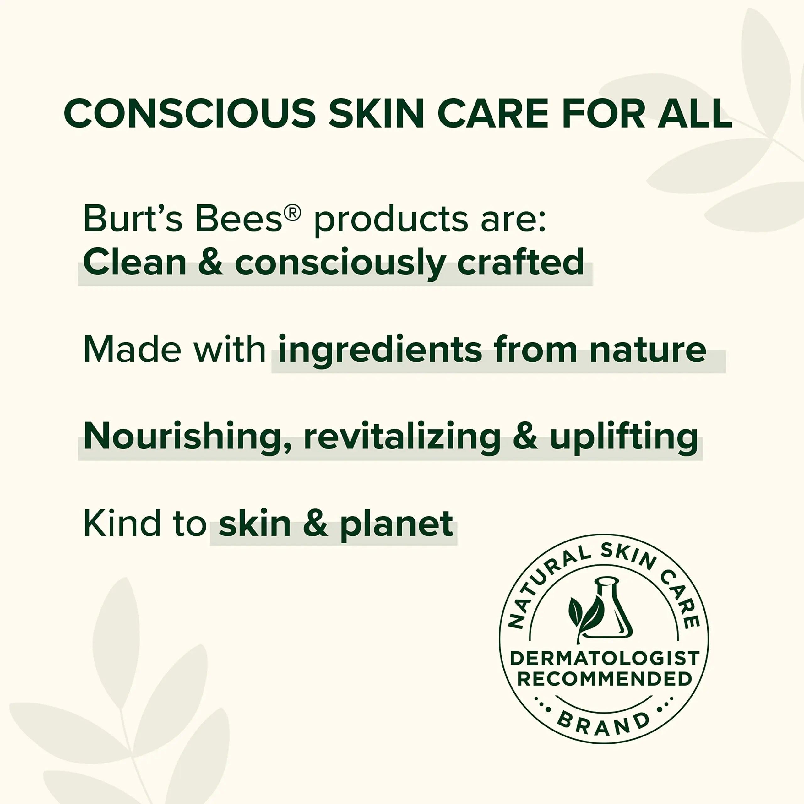 Burt’s Bees Sensitive Skin Bundle, Gentle Cream Facial Cleanser with Aloe and Moisturizing Face Cream with Aloe and Rice Milk, Natural Origin Skincare, 6 oz./3 oz. Cream Cleanser + Moisturizing Cream Bundle - Evallys.com