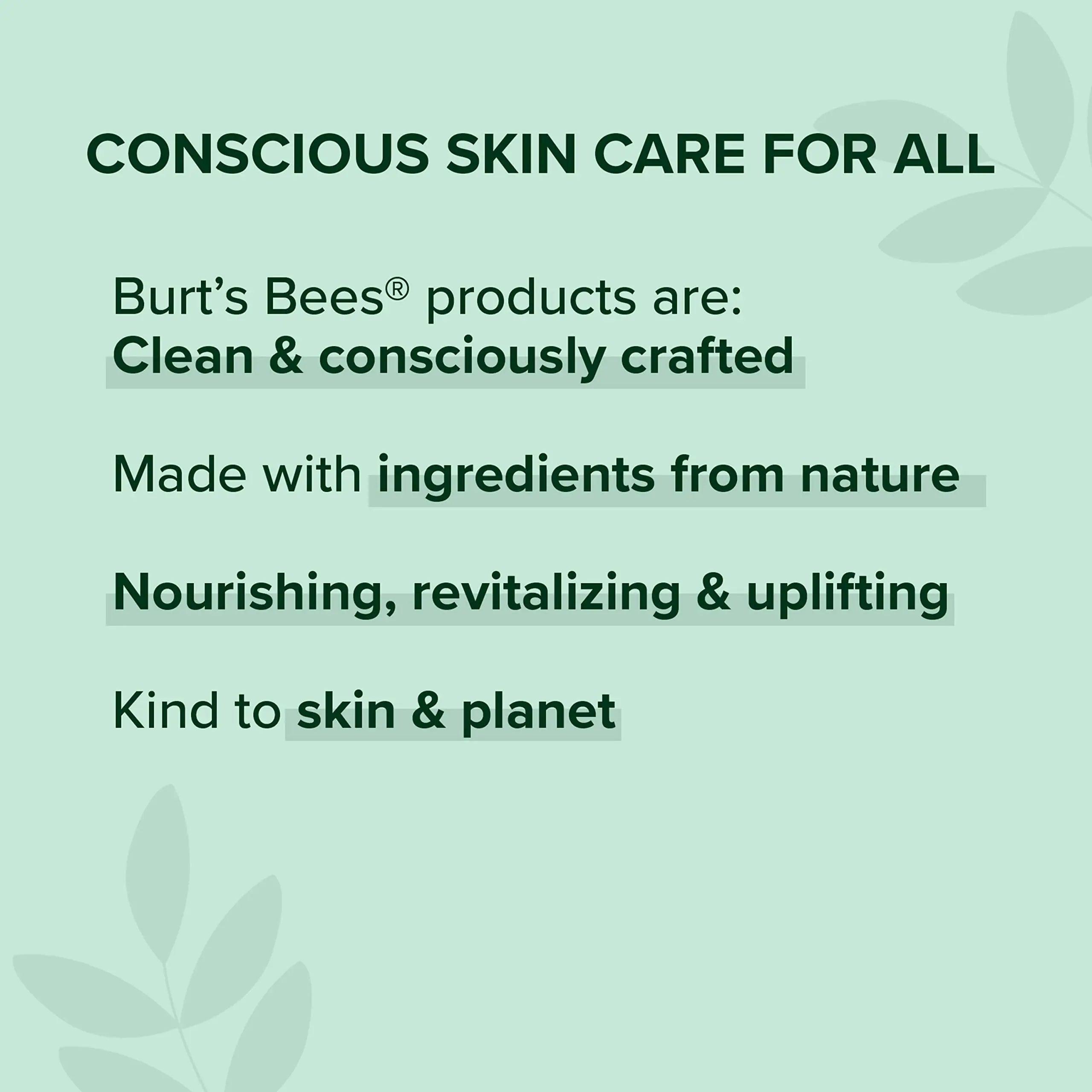 Burt’s Bees Sensitive Skin Bundle, Gentle Cream Facial Cleanser with Aloe and Moisturizing Face Cream with Aloe and Rice Milk, Natural Origin Skincare, 6 oz./3 oz. Cream Cleanser + Moisturizing Cream Bundle - Evallys.com