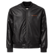 Faux Leather Bomber Jacket | Threadfast Apparel 395J - Evallys.com