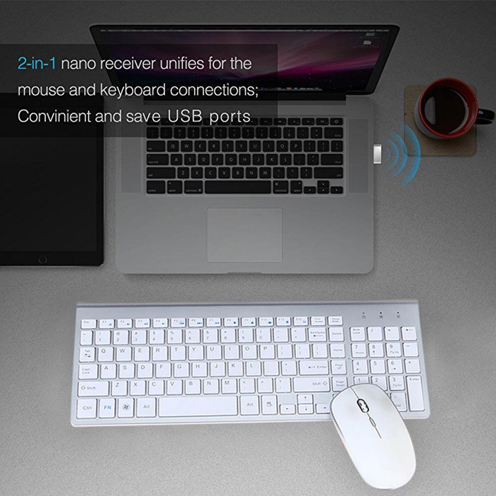 Wireless Keyboard And Mouse For Business Office - Evallys.com # #