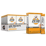 Gatorade G Zero Powder, Orange, 0.10Oz Packets,(120 Counts) , Pack of 12 - Evallys.com # #