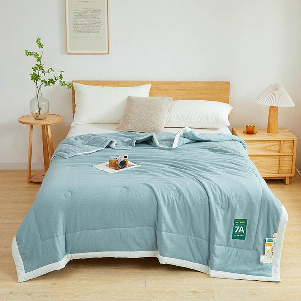 Antibacterial Raw Cotton Washable Summer Cool Quilt - Evallys.com # #