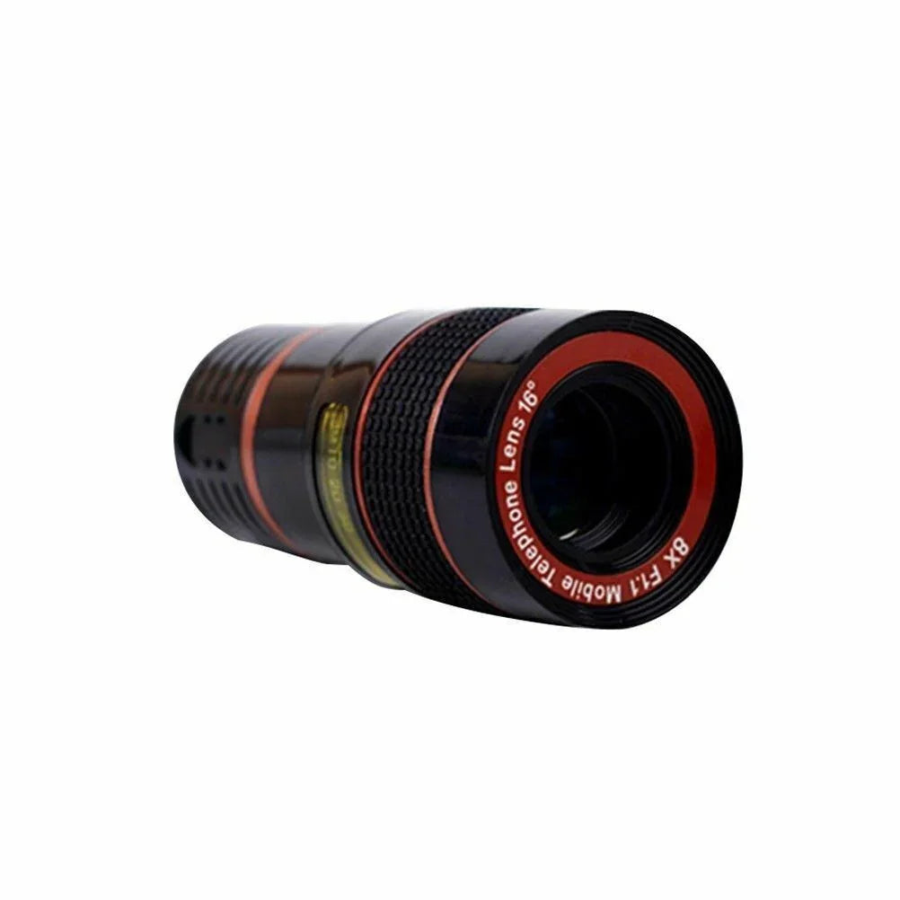 HD 8X Clip On Optical Zoom Telescope Camera Lens For Universal Mobile Cell Phone - Evallys.com