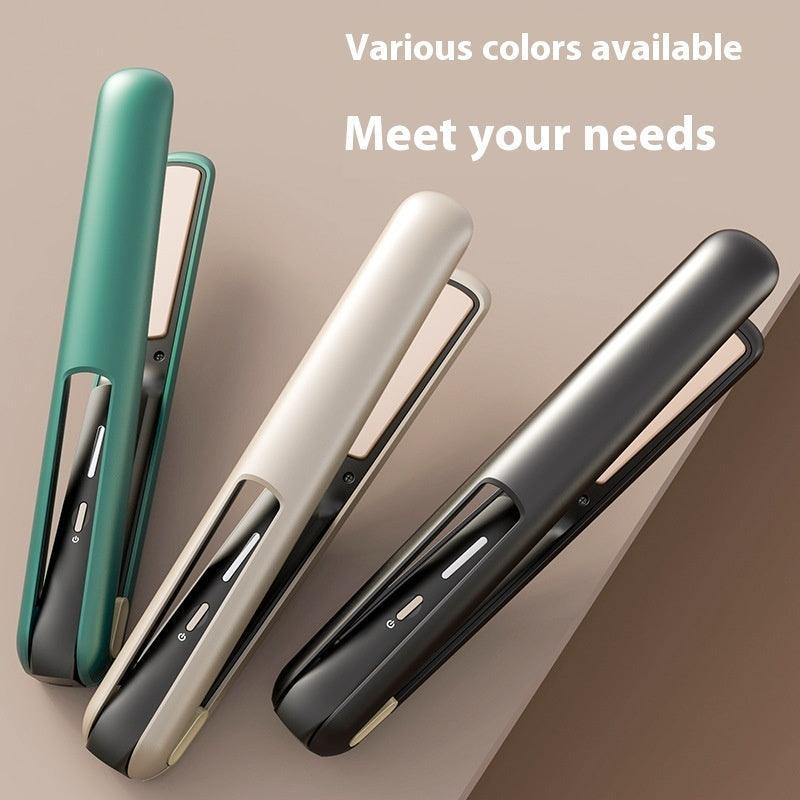 Wireless USB Charging Hair Straighteners Volume Straight Two-in-one - Evallys.com # #