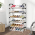 Yoytoo 5 Tier Shoe Rack, Stackable Metal 15 Pairs Shoes Organizer Storage Shelf for Closet Door Entryway - Evallys.com # #