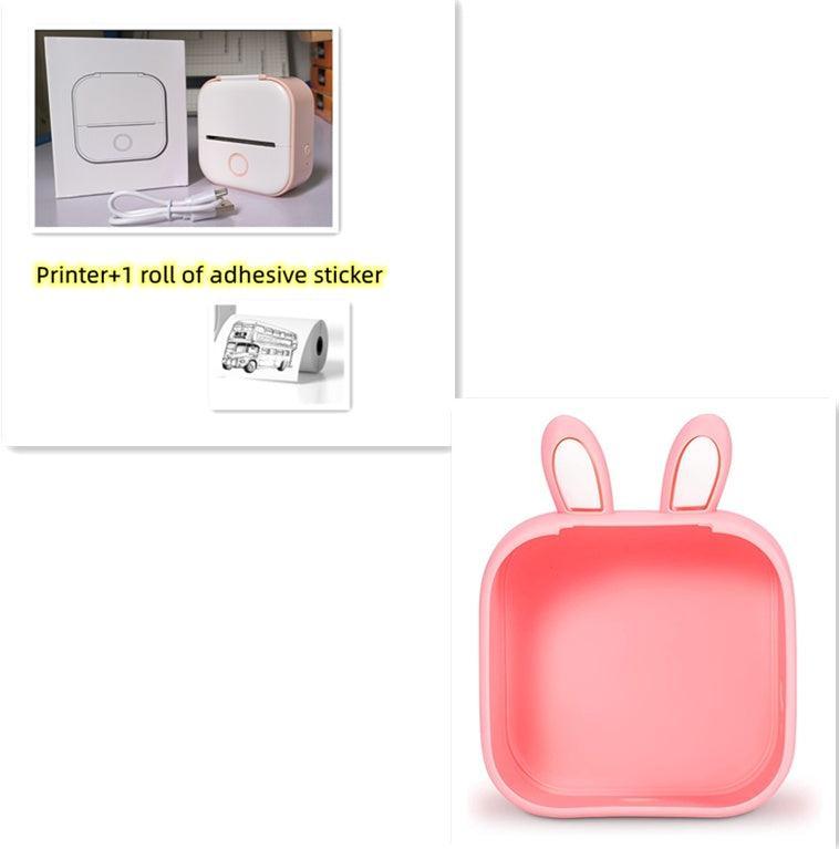 Portable Mini Thermal Label Printer Home Photo Printer Student Wrong Question Printer Bluetooth Mini Label Printer Price Tag - Evallys.com