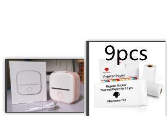 Portable Mini Thermal Label Printer Home Photo Printer Student Wrong Question Printer Bluetooth Mini Label Printer Price Tag - Evallys.com