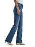 Lee Women's Ultra Lux Comfort with Flex Motion Bootcut Jean 4 Short Indigo Facet - Evallys.com # #