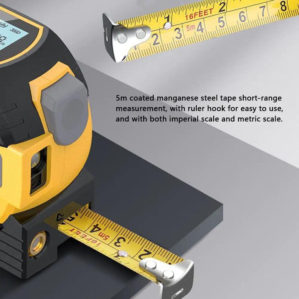 3 In 1 Laser Tape Measure - Evallys.com # #