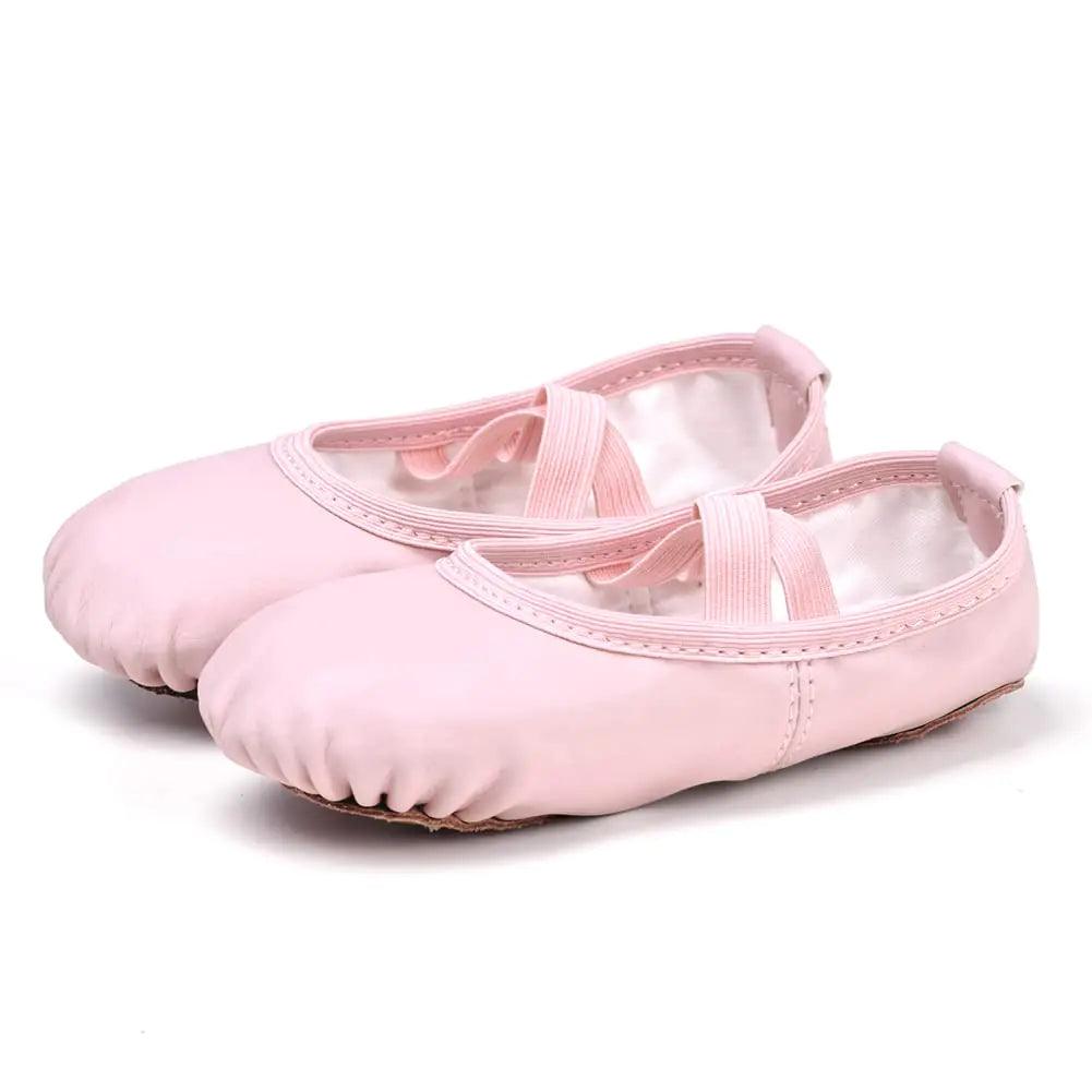 Stelle Ballet Shoes for Girls Toddler Ballet Slippers Soft Leather Boys Dance Shoes for Toddler/Little Kid/Big Kid 9 Toddler Pink - Evallys.com # #