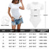 5 Pack Body Suits for Womens Short Sleeve Round Neck Casual Stretchy Basic T Shirt Bodysuit Tops 5pack：black,black,white,white,coffee XX-Large - Evallys.com # #