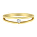 10K Yellow Gold Diamond Promise Ring (1/10 Cttw, H-I Color, I1-I2 Clarity) - Evallys.com # #