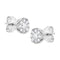 .925 Sterling Silver 1/2 cttw Lab Grown Diamond Composite Earring (F-G Color, VS2-SI1 Clarity) - Evallys.com # #