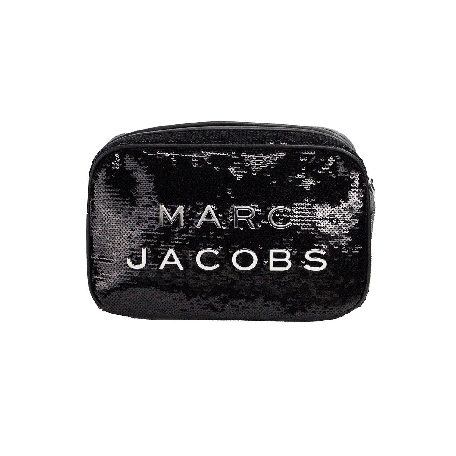 Marc Jacobs Flash Black Sequined Camera Crossbody Bag - Evallys.com # #