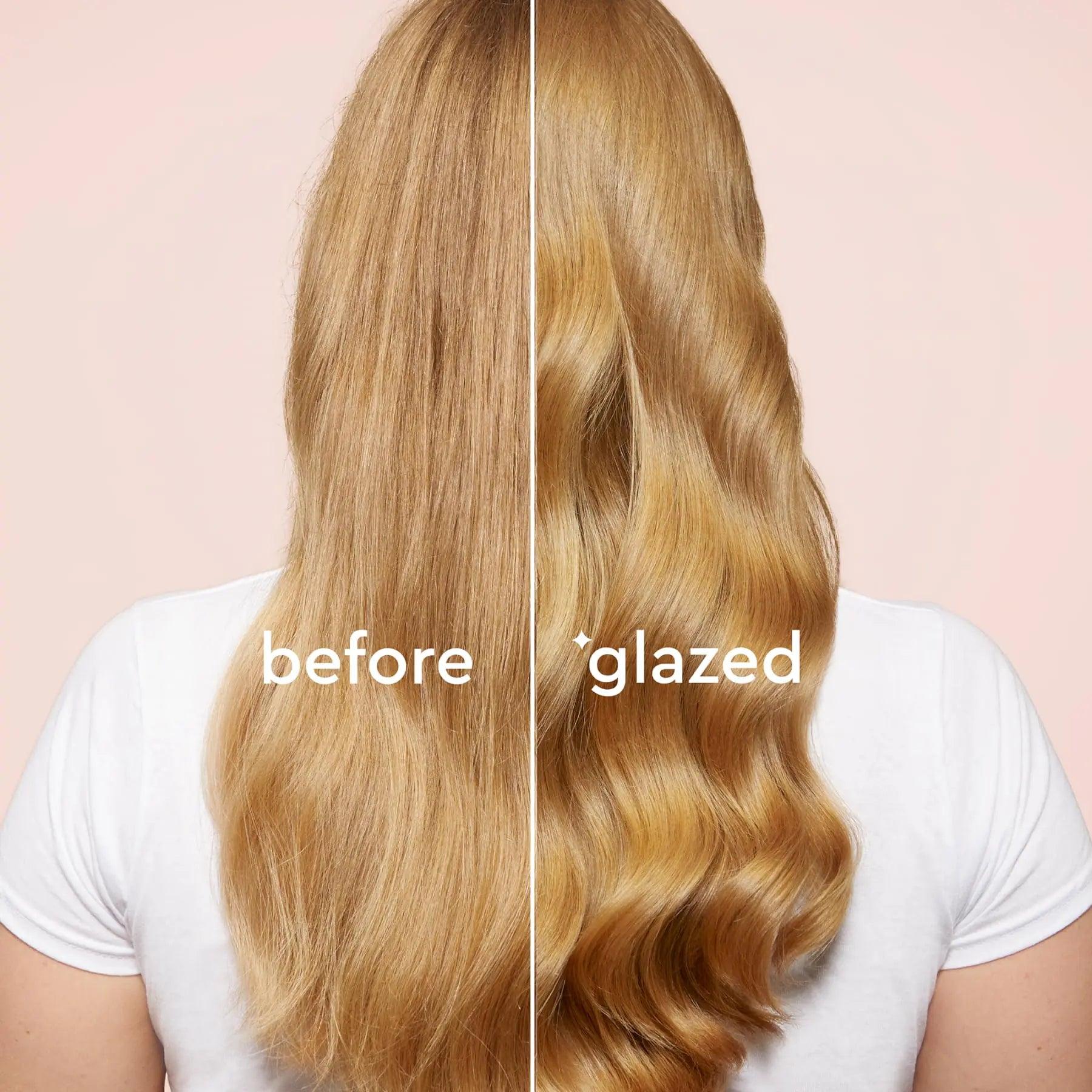 Glaze Super Gloss Color Conditioning Hair Gloss – Like a Tinted Moisturizer for Warm Blonde Hair – Boosts Color, Repairs the Look of Damage & Adds Mirror Shine – Beach Blonde, 6.4 oz - Evallys.com # #