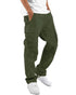 LYRXXX Men's Casual Cargo Pants Hiking Pants Workout Joggers Sweatpants for Men Large Army Green - Evallys.com # #