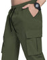 LYRXXX Men's Casual Cargo Pants Hiking Pants Workout Joggers Sweatpants for Men Large Army Green - Evallys.com # #