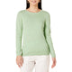 Amazon Essentials Women's Long-Sleeve Lightweight Crewneck Sweater (Available in Plus Size) Small Light Jade Green - Evallys.com