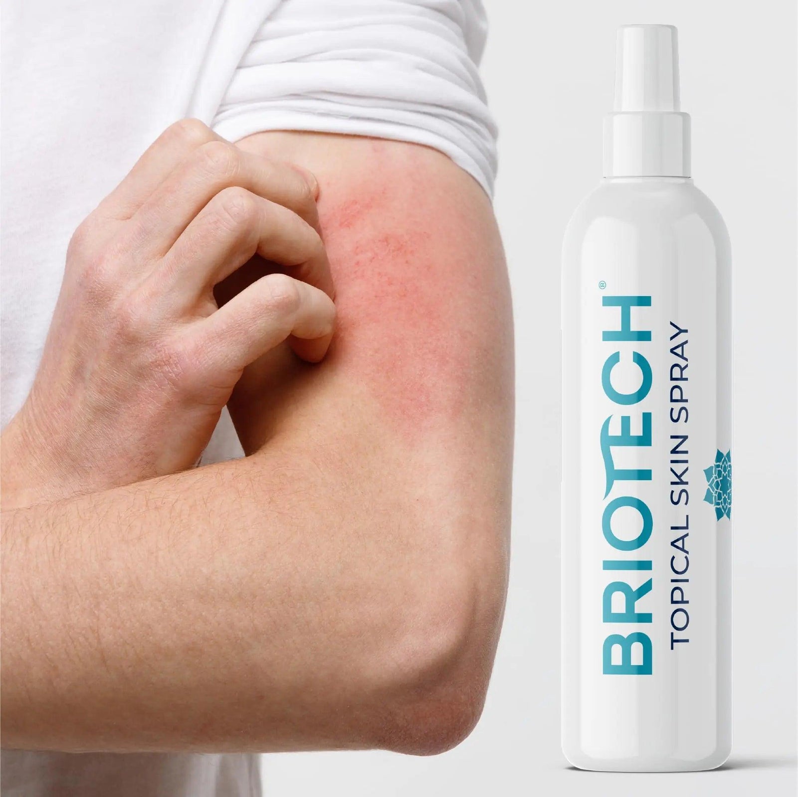 BRIOTECH Topical Skin Spray, Hypochlorous Acid for Body & Face, Eyelid Cleanser, HOCl Facial Mist, Support Against Irritation, Calm Redness, Soothe Foot & Scalp, 1 Liter Refill, 1 ct 33.8 Fl Oz (Pack of 1) - Evallys.com # #